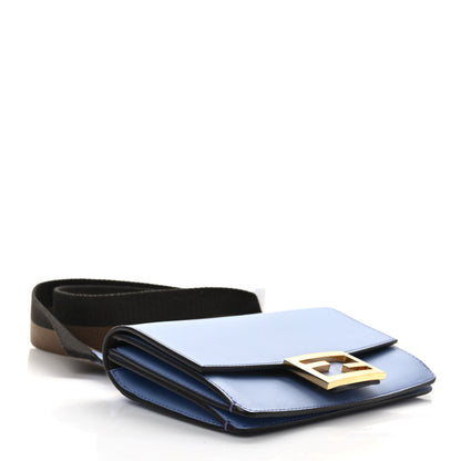 Fendi Vitello King Mini Flat Baguette Azzurro Sky 3 of 9