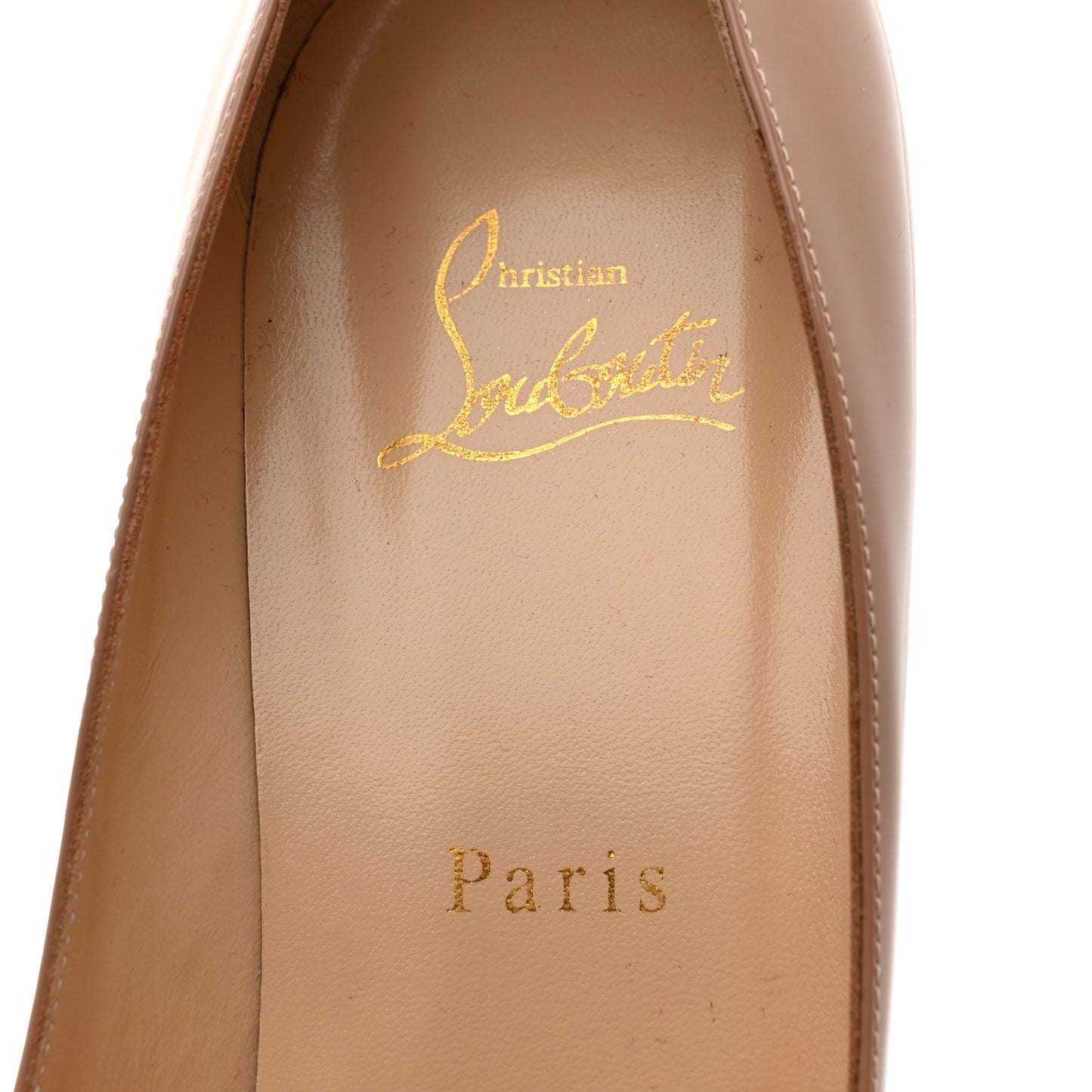 Patent New Very Prive 100 Pumps 40.5 Nude