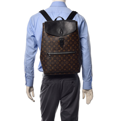 Louis Vuitton Monogram Macassar Palk Backpack 2 of 11
