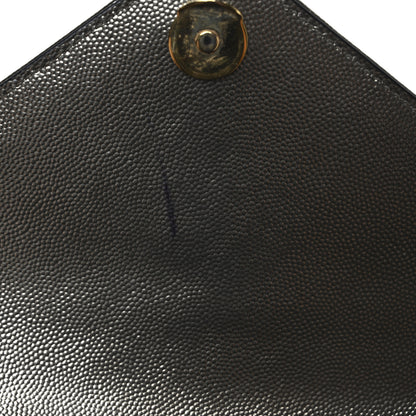 Saint Laurent Grain De Poudre Textured Mixed Matelasse Medium Triquilt Monogram Satchel Piombo 10 of 13