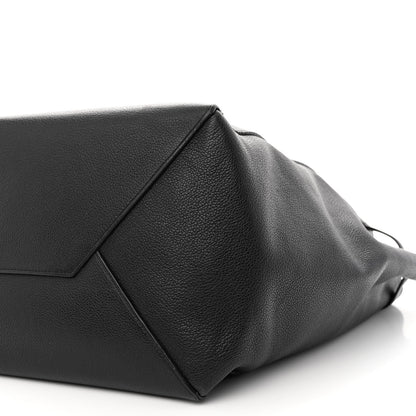 Celine Soft Grained Calfskin Medium Belt Cabas Phantom Black 9 of 13