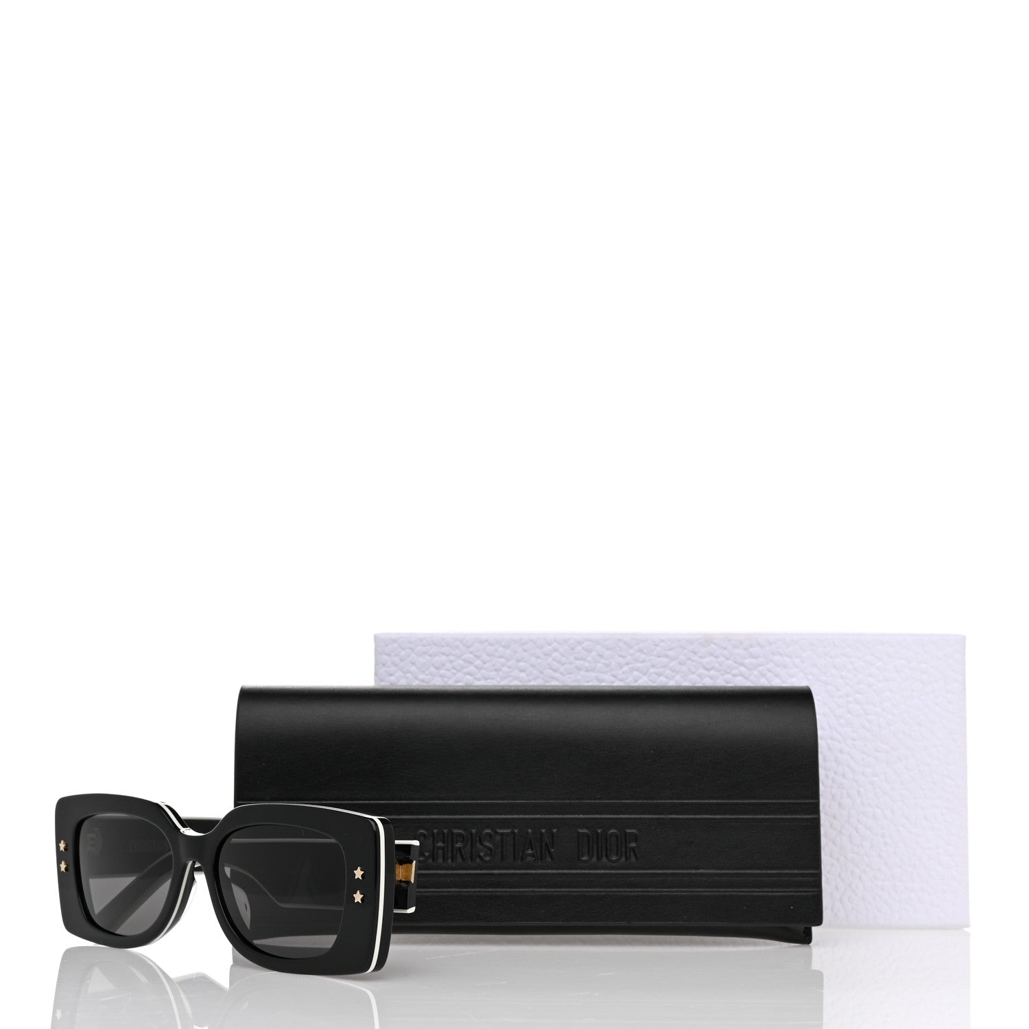 Christian Dior Diorpacific S1U Square Sunglasses Black White 8 of 8