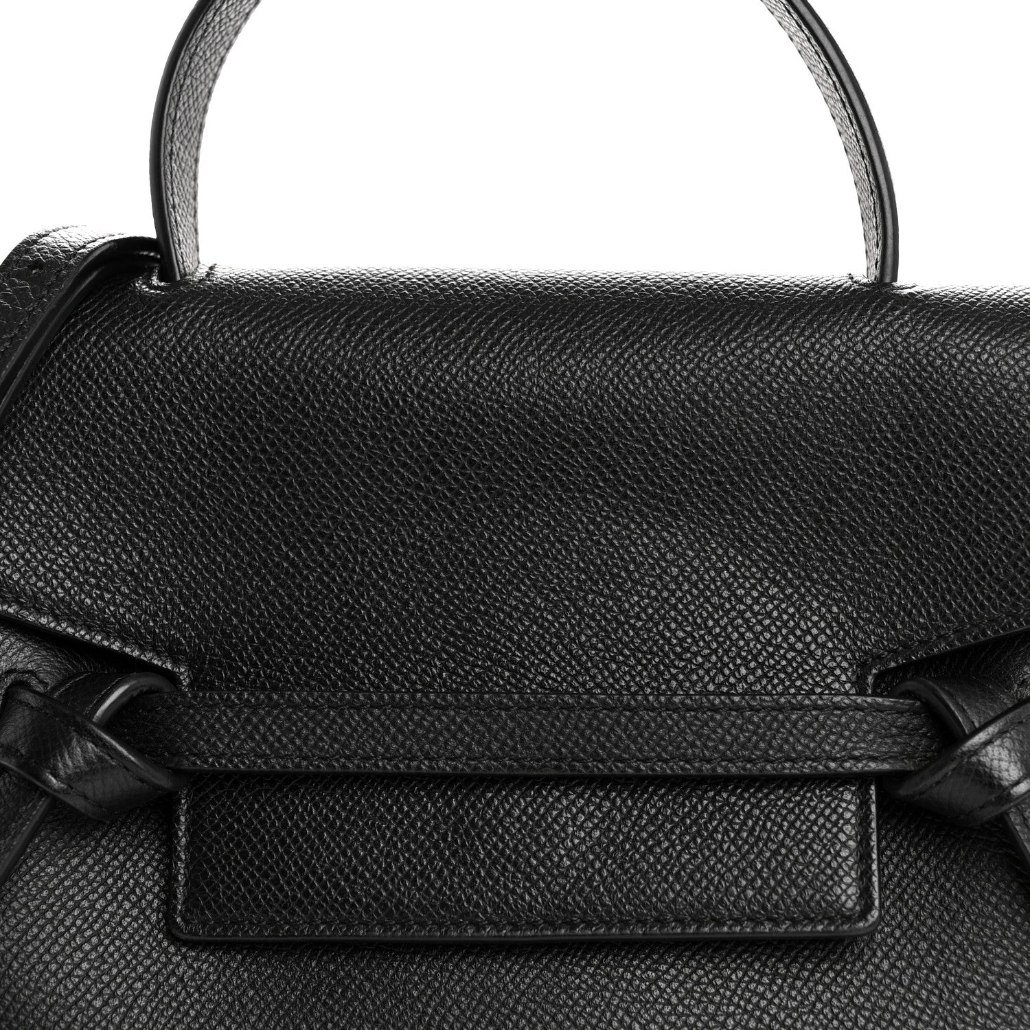 Celine Grained Calfskin Nano Belt Bag Black 7 of 11