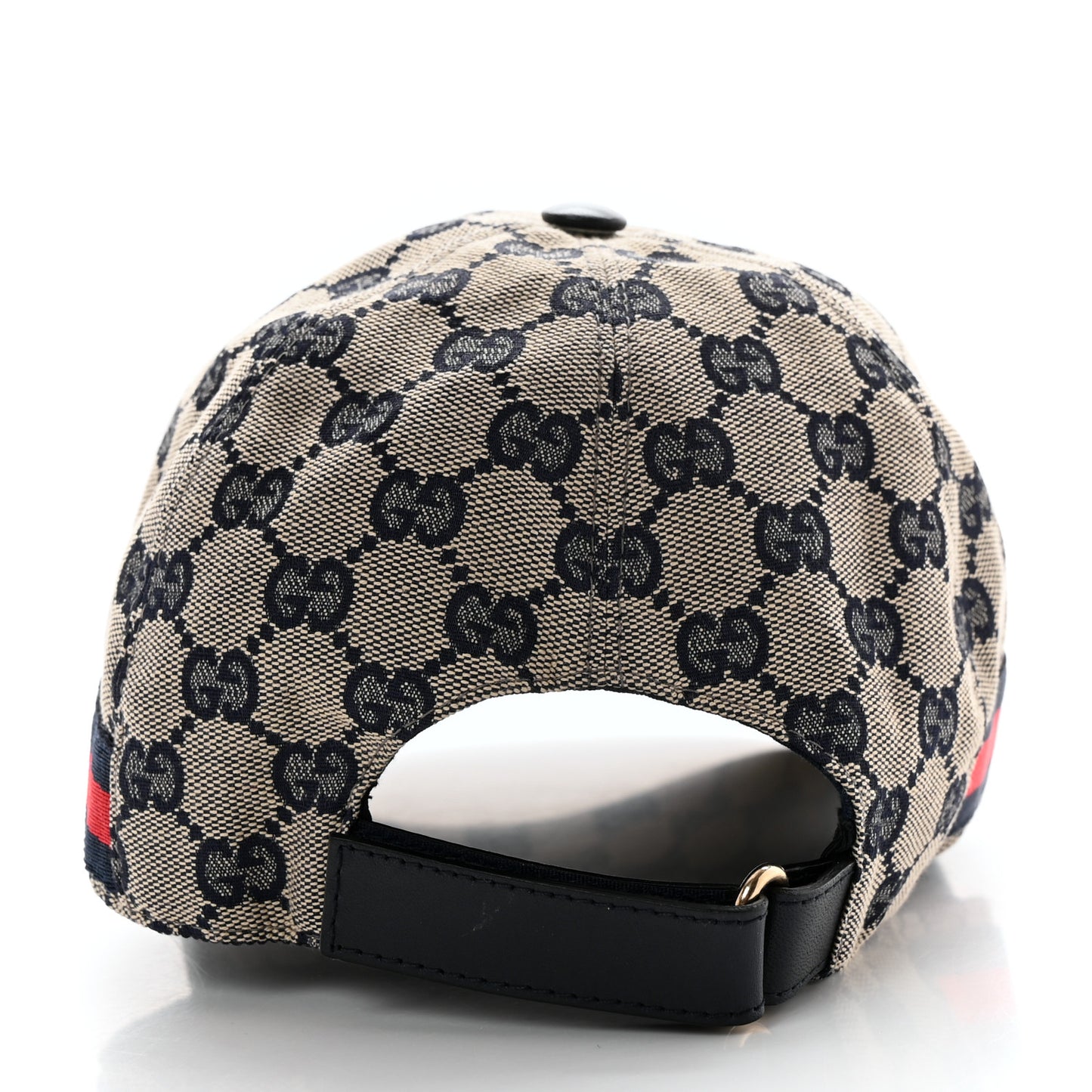 Monogram Web Baseball Hat M Beige Blue