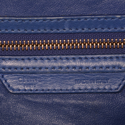 Celine Smooth Calfskin Mini Luggage Electric Blue 7 of 26