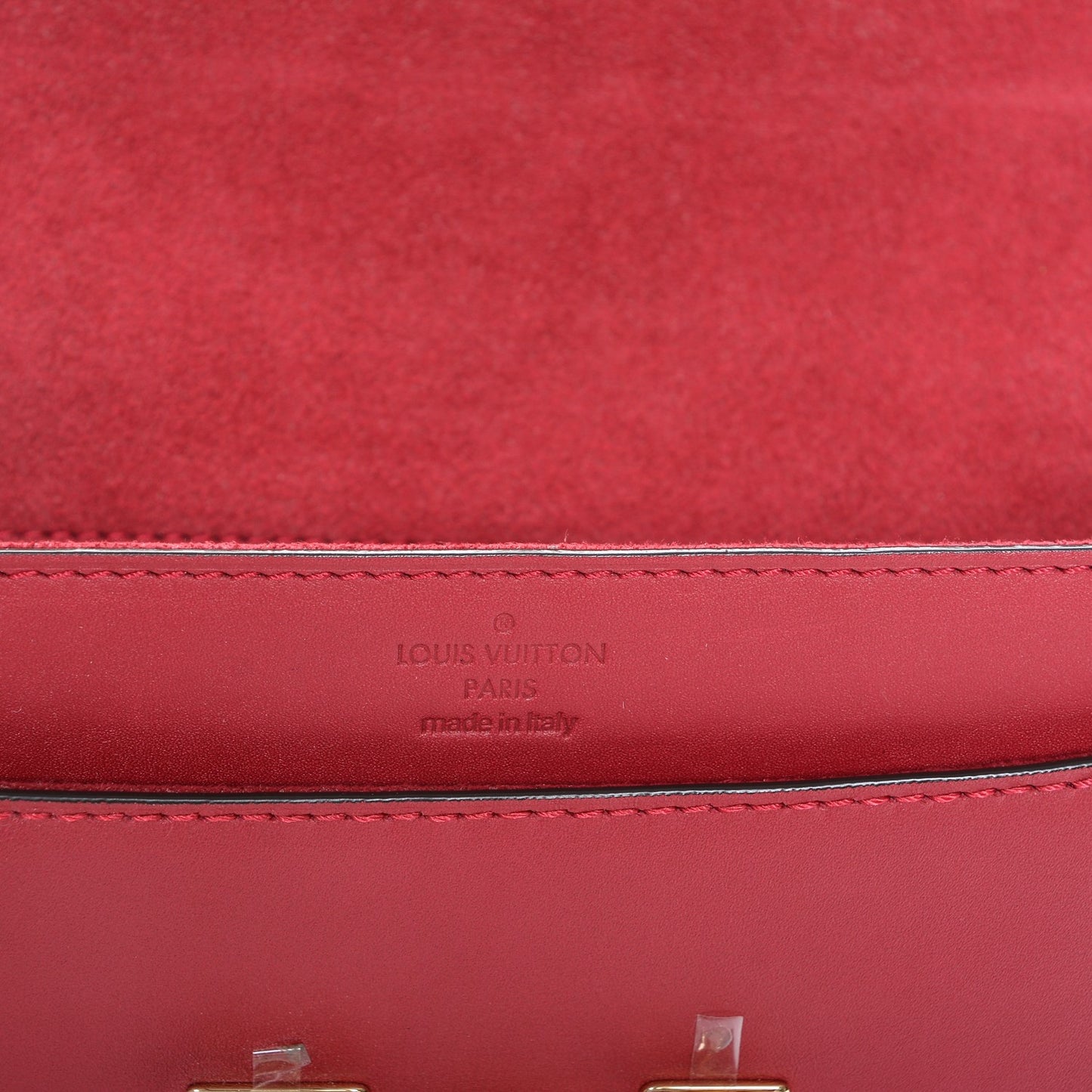 Calfskin Chain Louise GM Framboise
