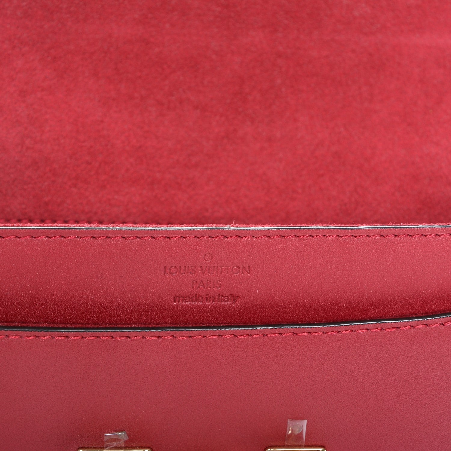 Louis Vuitton Calfskin Chain Louise GM Framboise 6 of 7