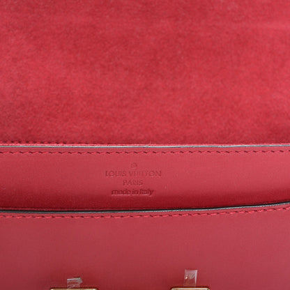 Louis Vuitton Calfskin Chain Louise GM Framboise 6 of 7