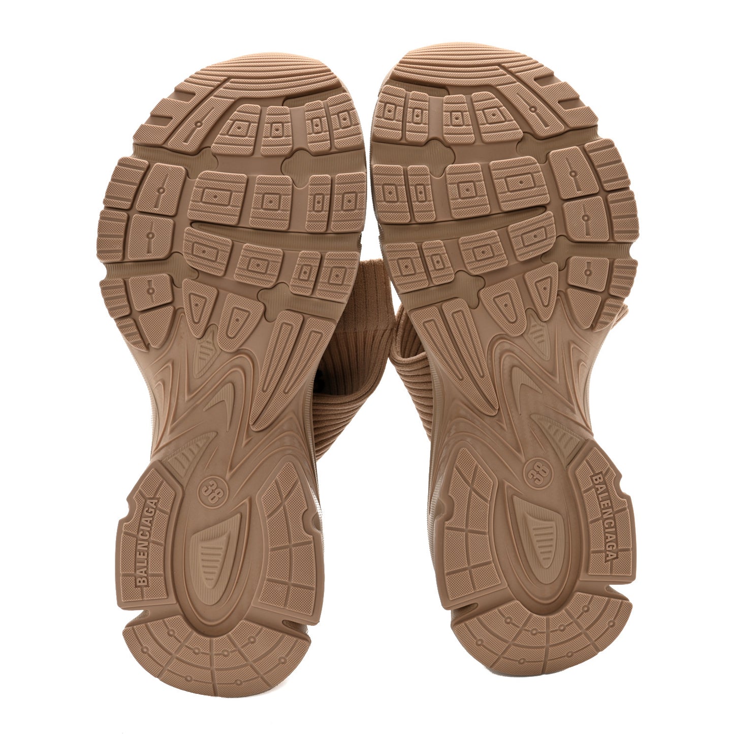 Technical Ribbed 3D Recycled Knit Womens Speed 3.0 Sneakers 38 Monocolor Beige