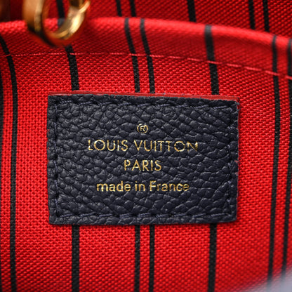 Louis Vuitton Empreinte Montaigne BB Marine Rouge 6 of 10