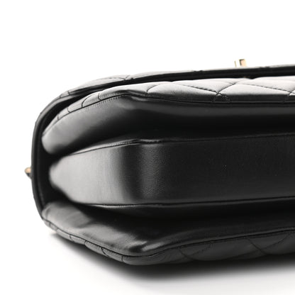 Chanel Lambskin Quilted Small Trendy CC Dual Handle Flap Bag Black 9 of 11