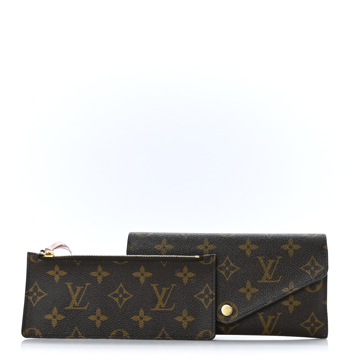 Louis Vuitton Monogram Josephine Wallet Rose Ballerine 2 of 9