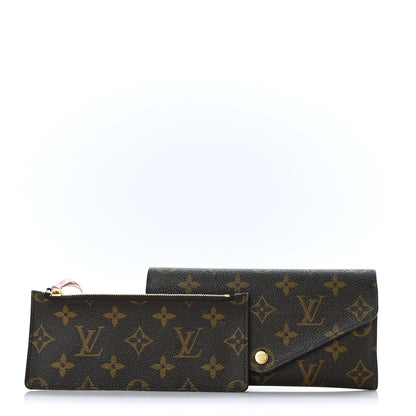Louis Vuitton Monogram Josephine Wallet Rose Ballerine 2 of 9