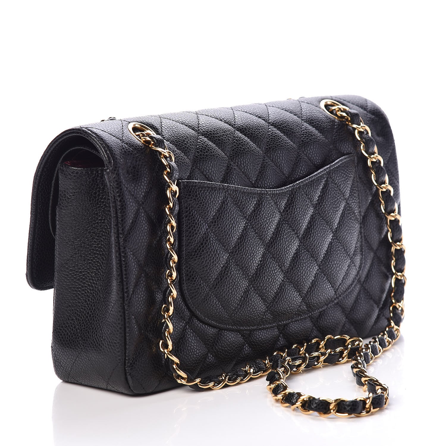 Chanel Caviar Quilted Medium Double Flap Black 3 of 10