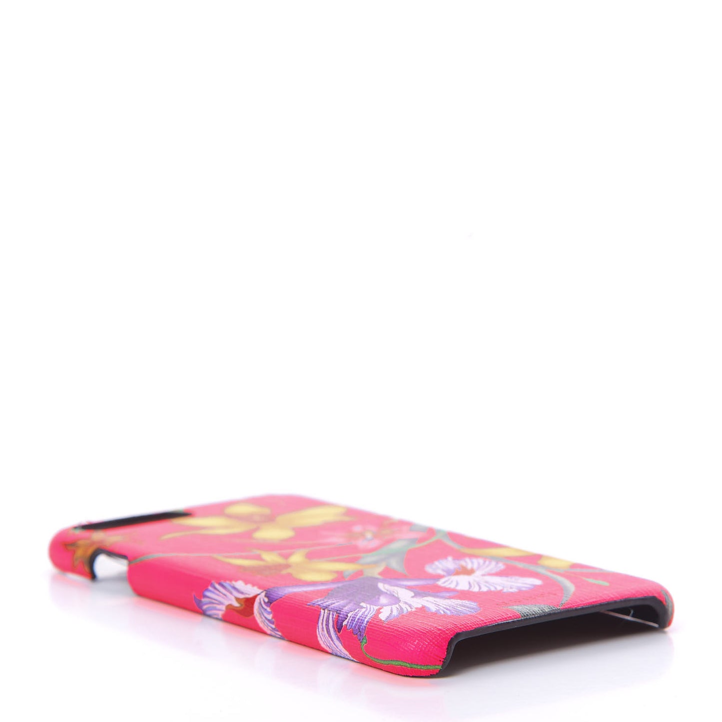 Supreme Floral Print iPhone 8 Plus Case Fluorescent Fuchsia