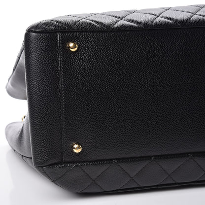 Chanel Caviar Quilted XL Grand Shopping Tote GST Black 8 of 9