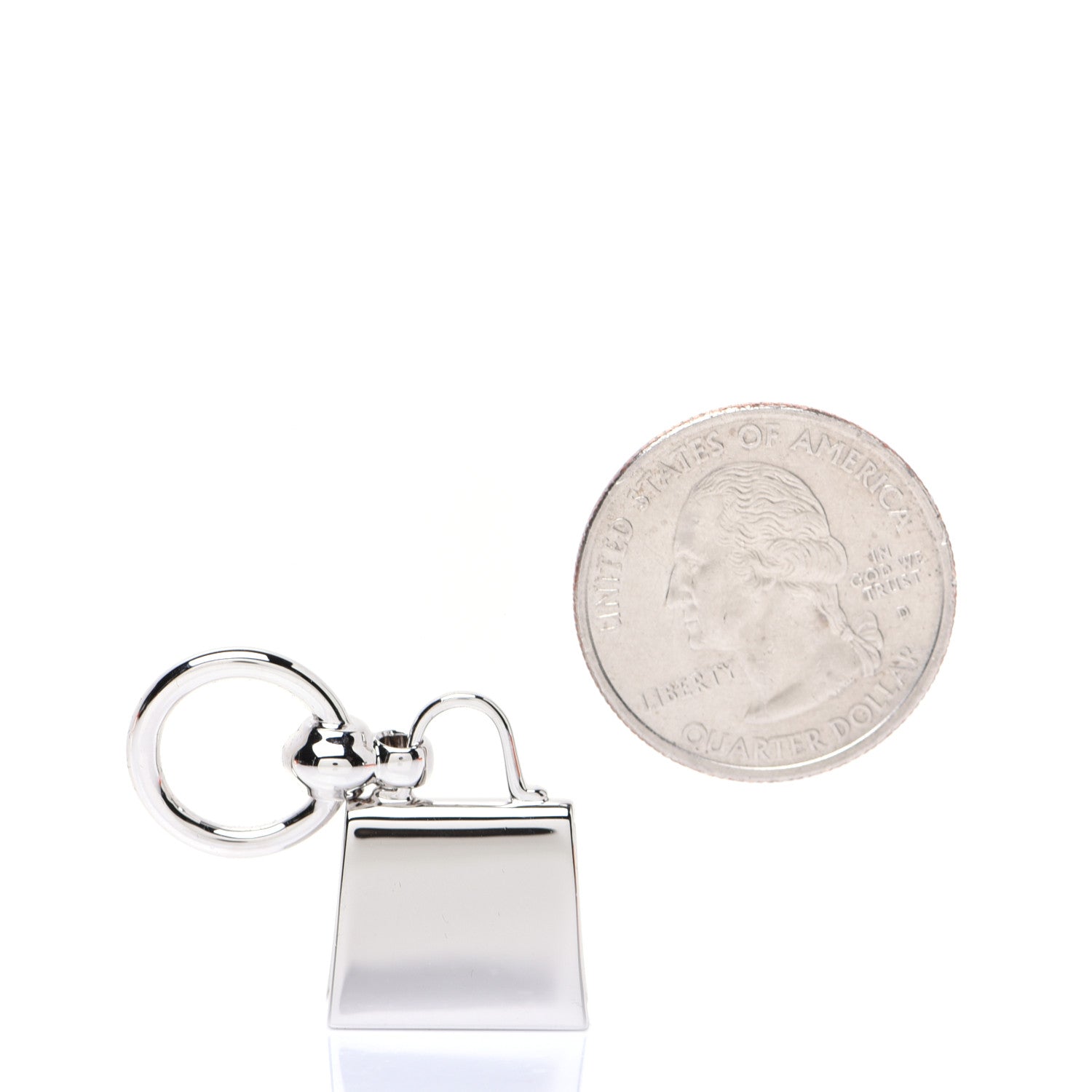Hermes Palladium Mini Kelly Twilly Ring 2 of 4