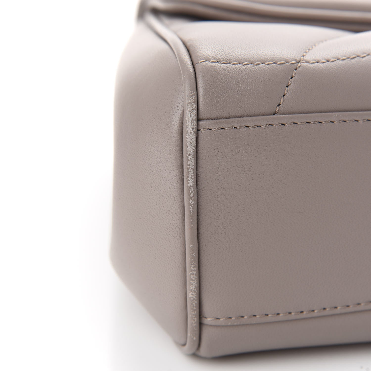 Dolce & Gabbana Nappa Quilted Large Devotion Bag Grey 9 of 9
