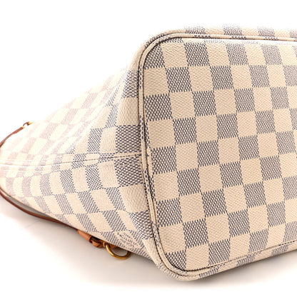 Louis Vuitton Damier Azur Neo Neverfull MM Rose Ballerine 9 of 10