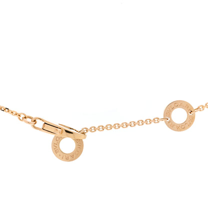 Bulgari 18K Yellow Gold Diamond Mother of Pearl Small Divas' Dream Pendant Necklace 4 of 5