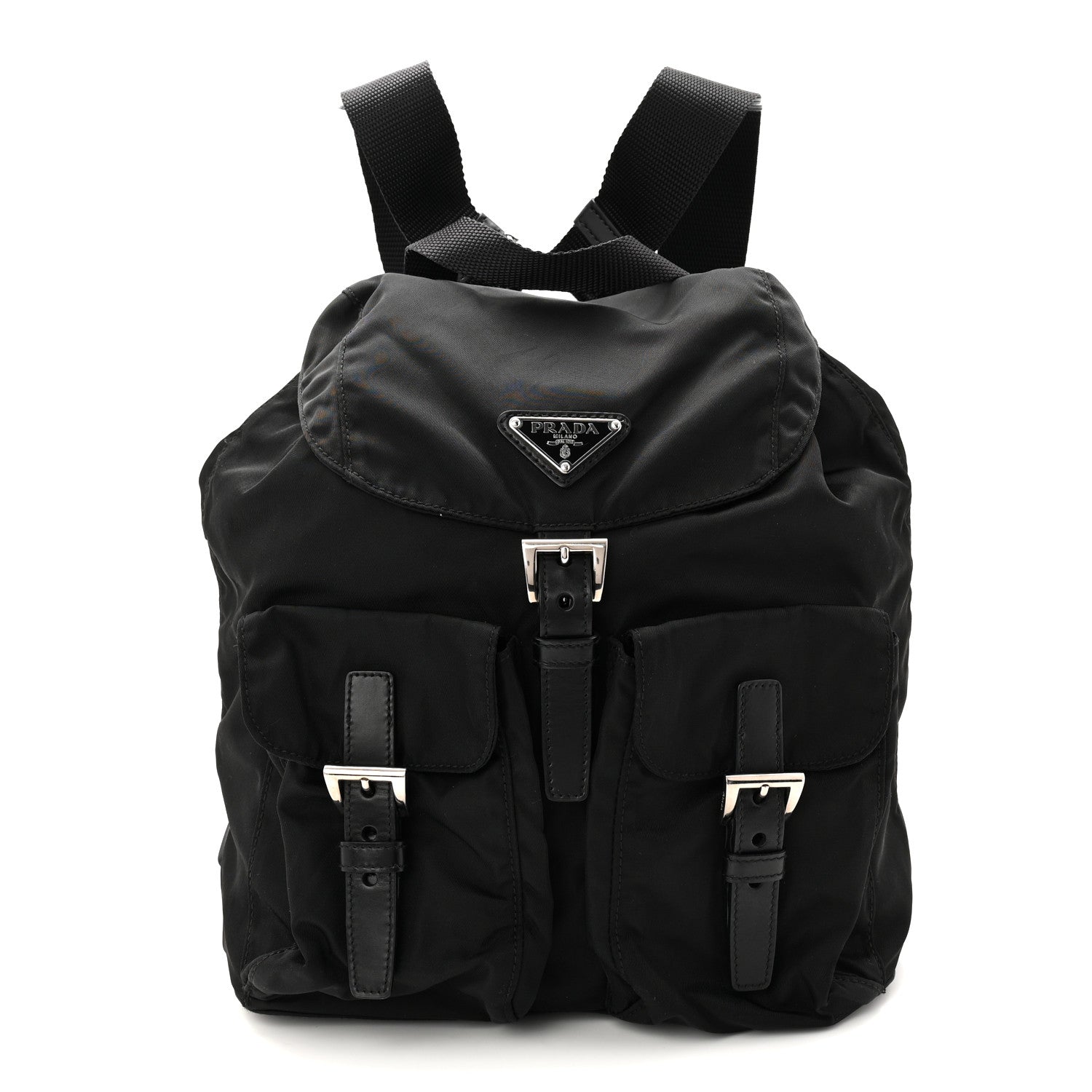Prada Tessuto Nylon Vela Small Backpack Black 1 of 10