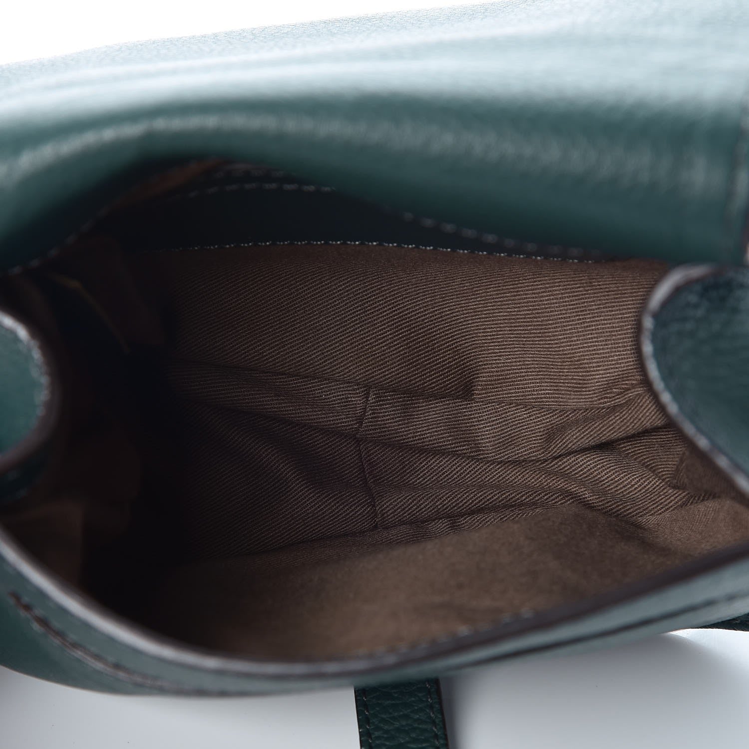 Chloe Calfskin Mini Marcie Round Crossbody Bag Teal 5 of 6