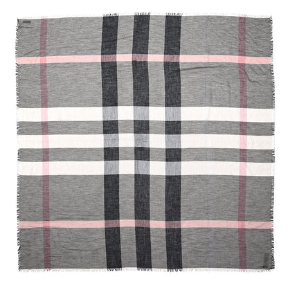 Burberry Modal Wool Giant Check Scarf Dark Trench 1 of 4