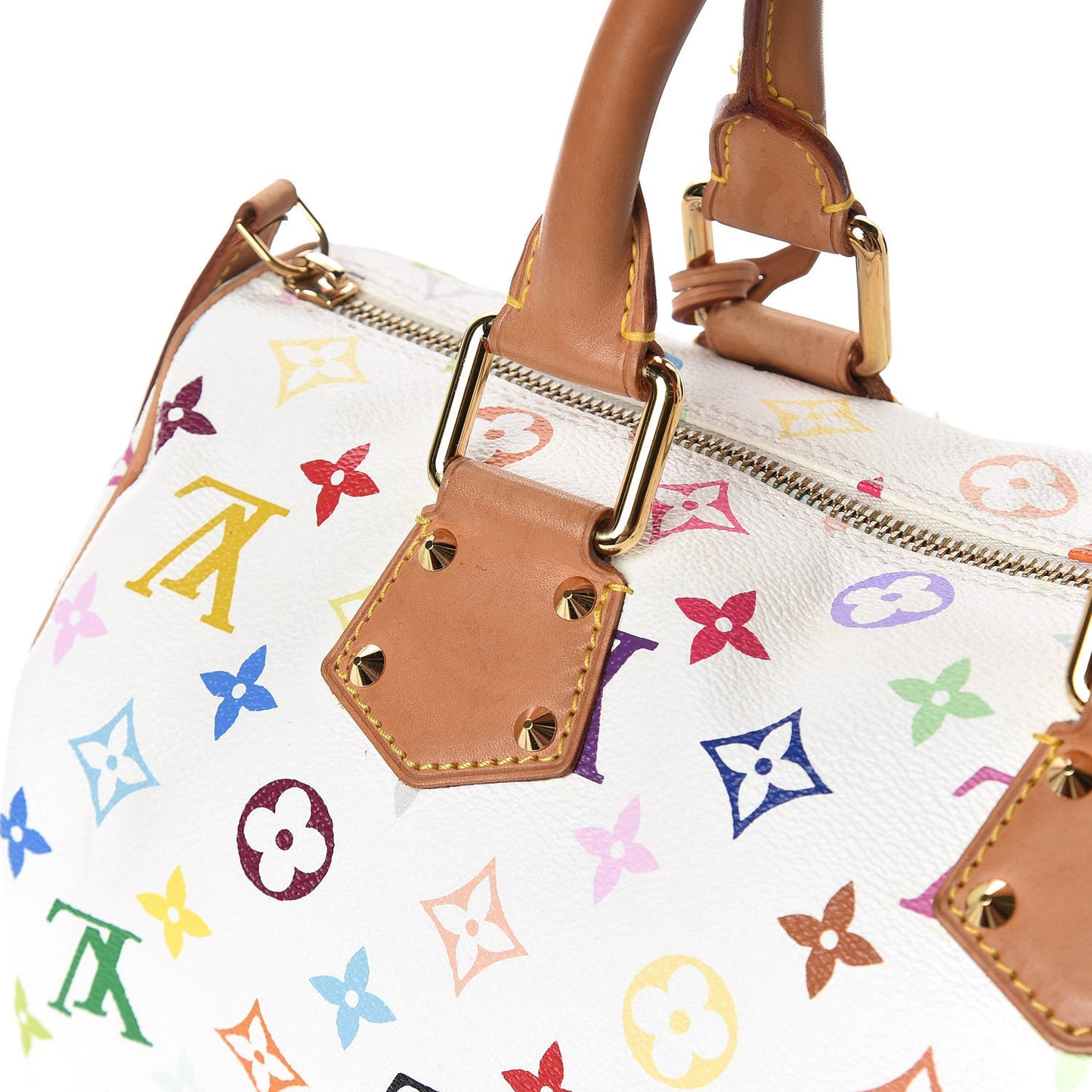 Monogram Multicolor Speedy 30 White