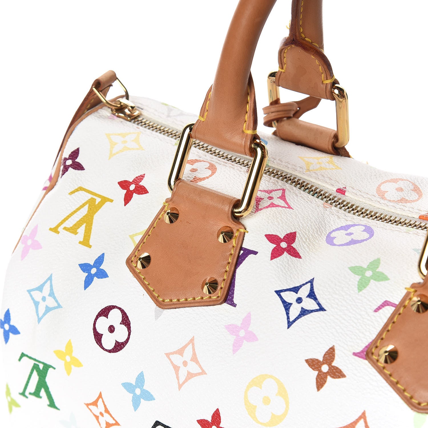 Louis Vuitton Monogram Multicolor Speedy 30 White 11 of 14