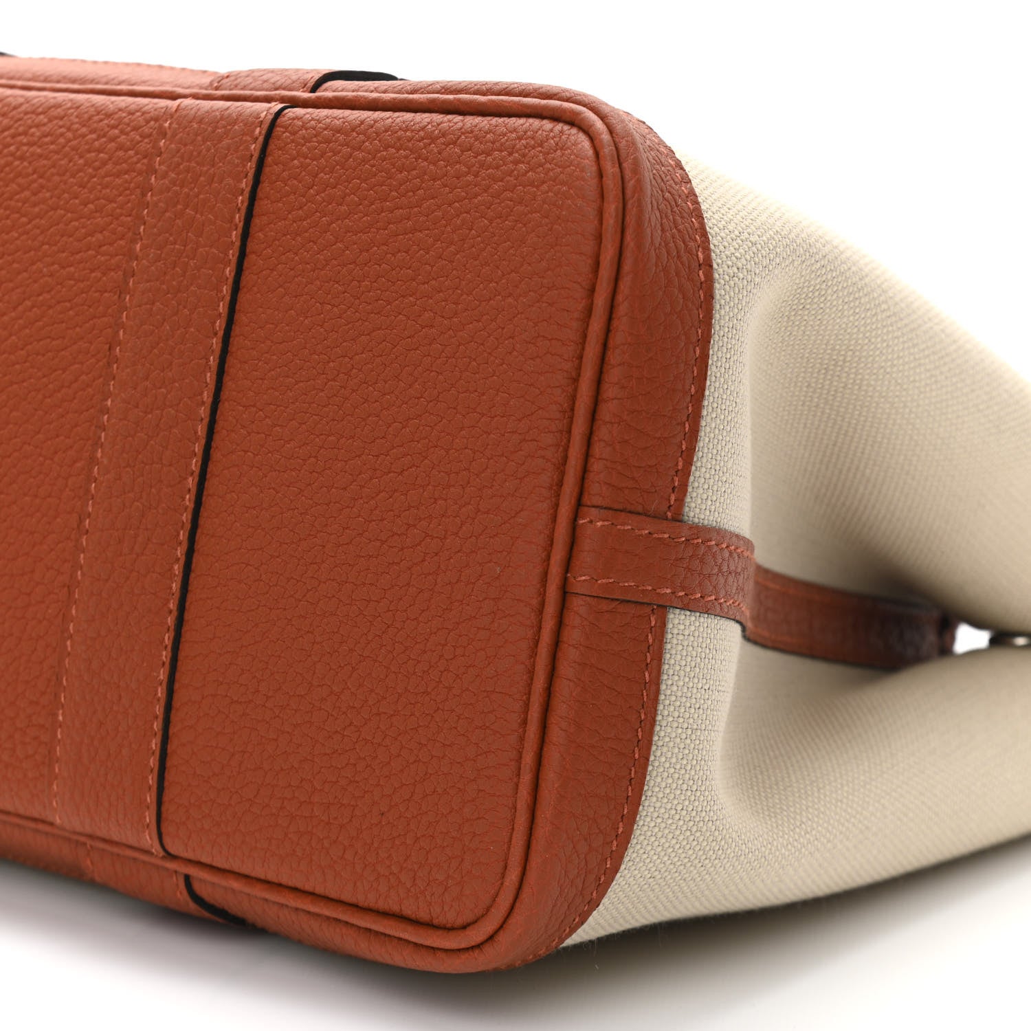 Hermes Twill D Negonda Garden Party 30 TPM Tote Beton Cuivre 10 of 10