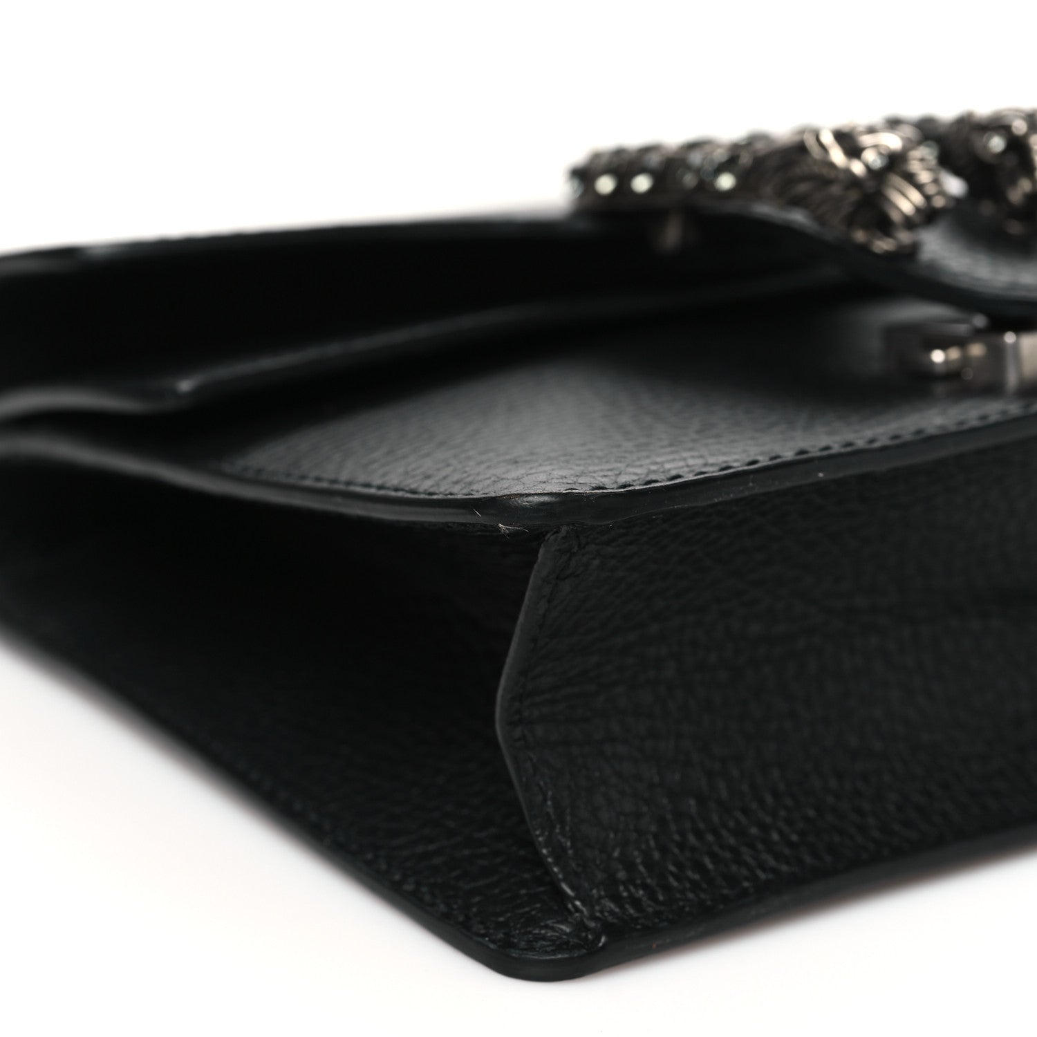 Gucci Calfskin Mini Dionysus Shoulder Bag Black 9 of 10