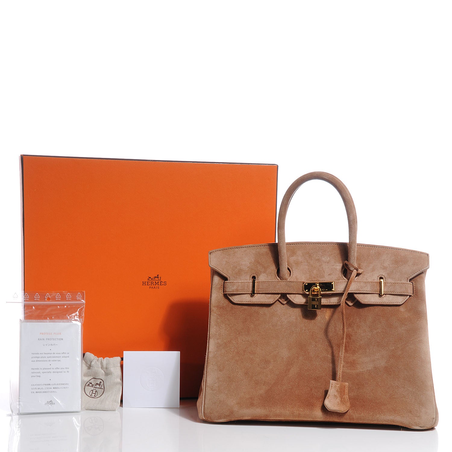 Hermes Veau Doblis Birkin 35 Fauve 5 of 12
