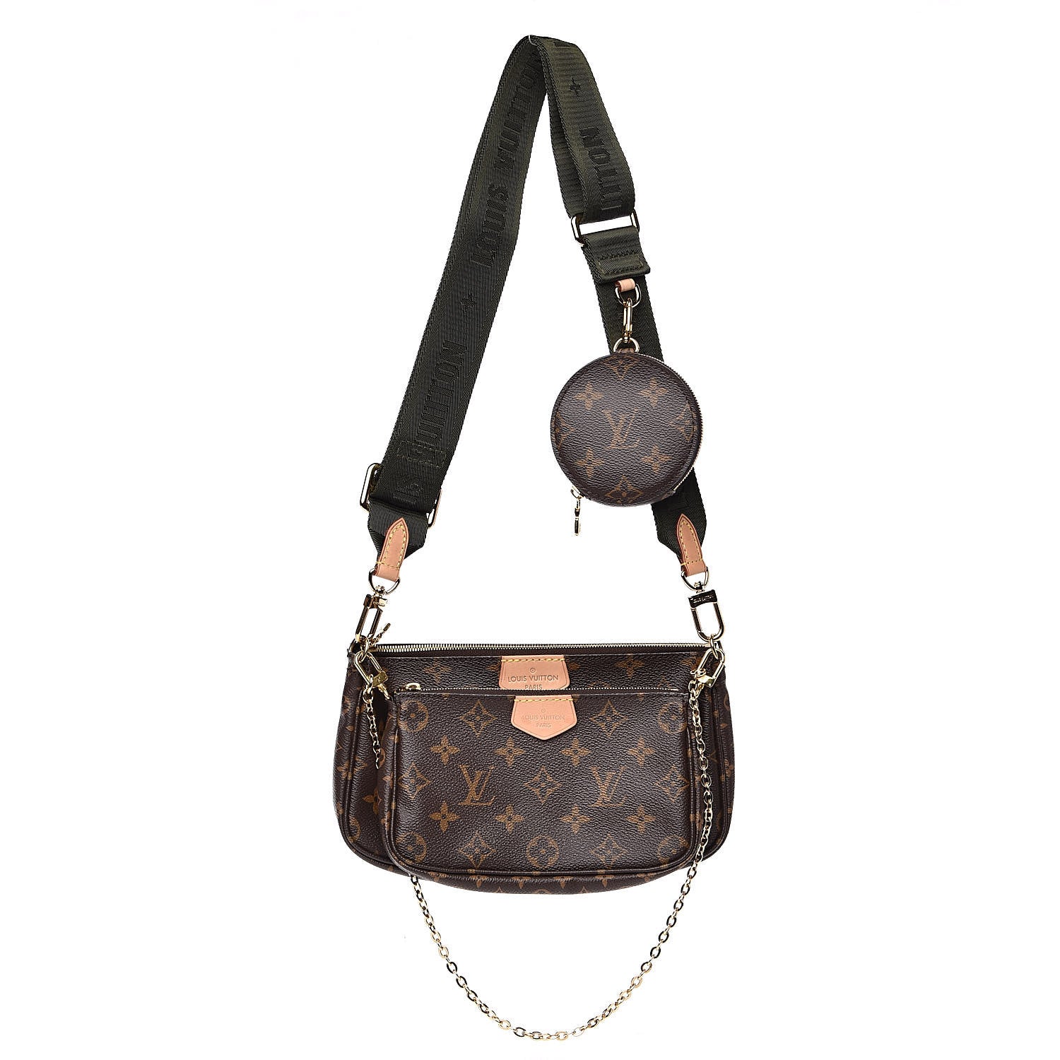 Louis Vuitton Monogram Multi Pochette Accessories Kaki 1 of 12