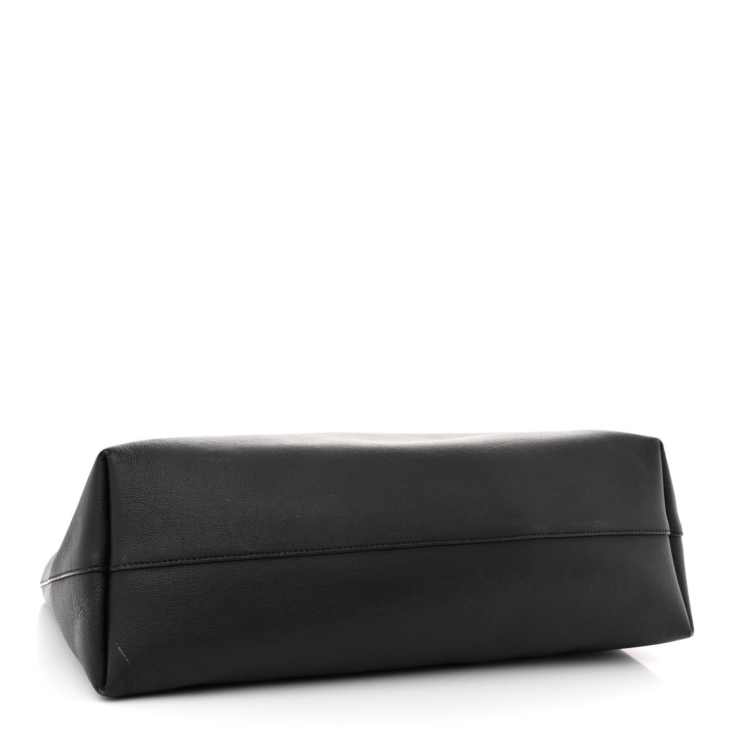 Calfskin Large Shopping Tote Black
