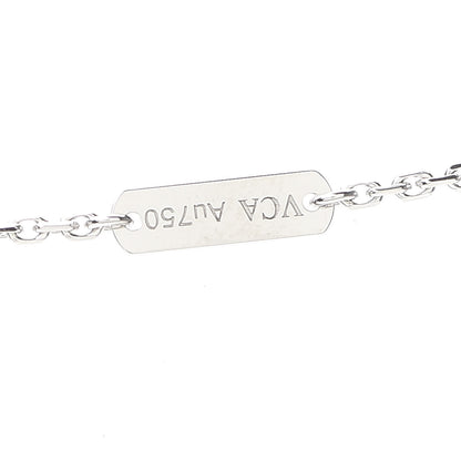 Van Cleef & Arpels 18K White Gold Mother of Pearl Vintage Alhambra Pendant Necklace 5 of 7