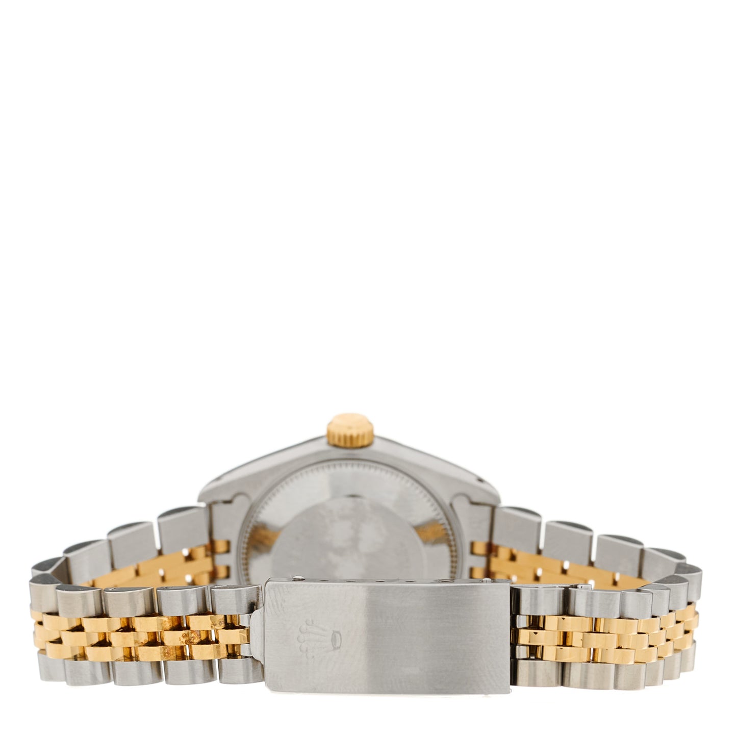 Stainless Steel 18K Yellow Gold 26mm Oyster Perpetual Datejust Watch White Roman 69173