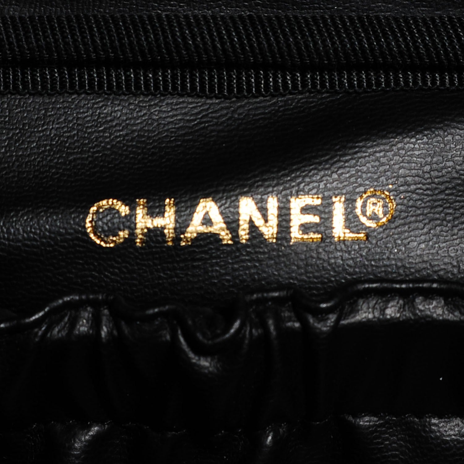 Chanel Calfskin Vanity Cosmetic Case Black 7 of 8