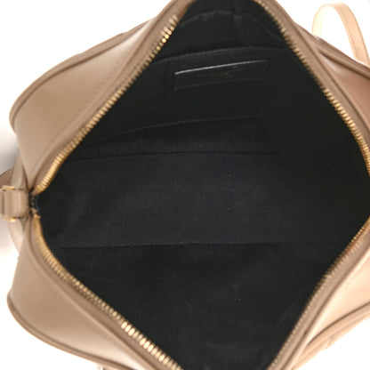 Saint Laurent Calfskin Matelasse Monogram Lou Camera Bag Dark Beige 5 of 8