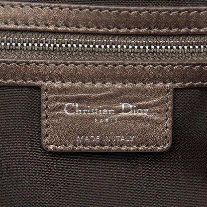Christian Dior Metallic Canvas Cannage Small Panarea Tote Brown 6 of 7