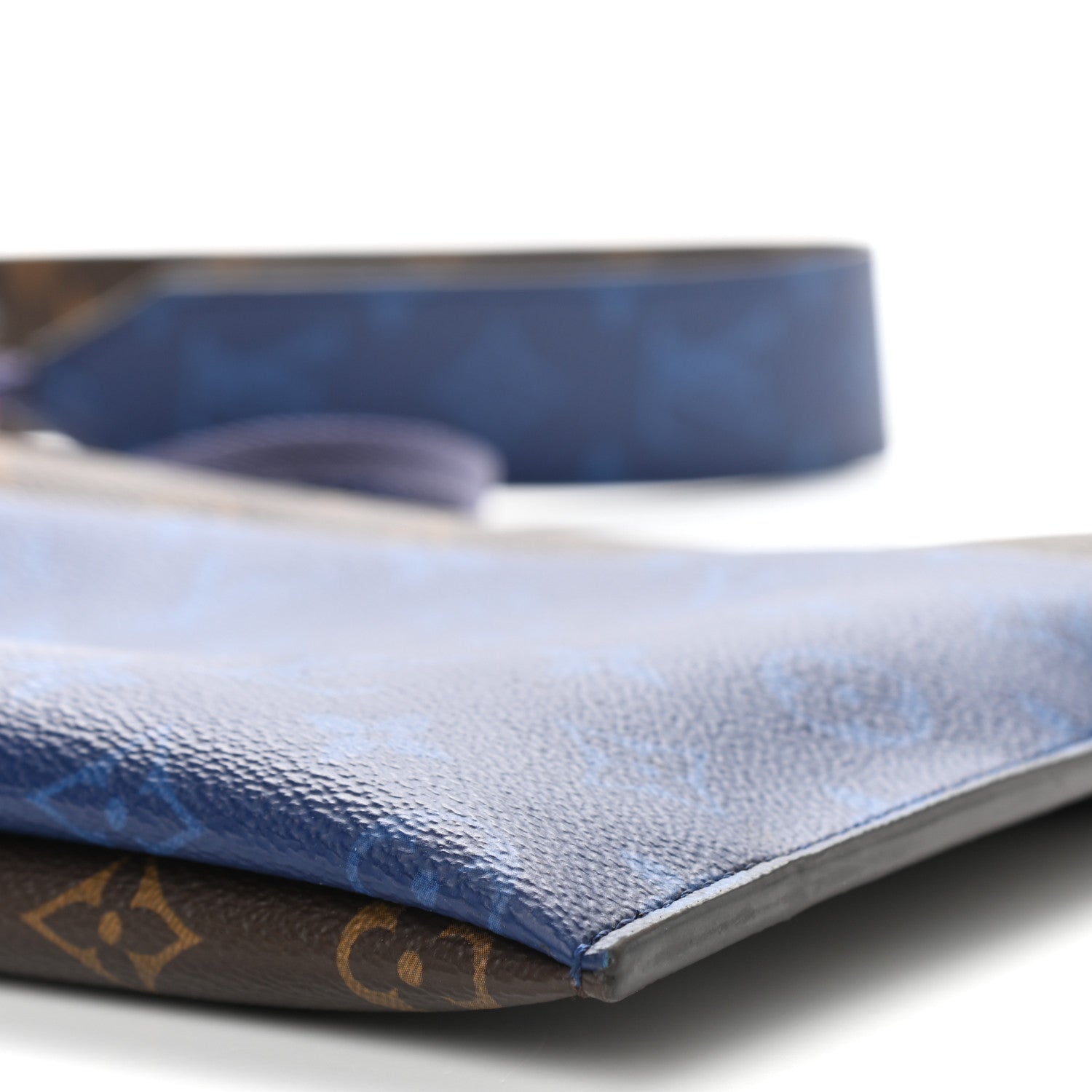Louis Vuitton Monogram Small Outdoor Pouch Pacific Blue 8 of 8