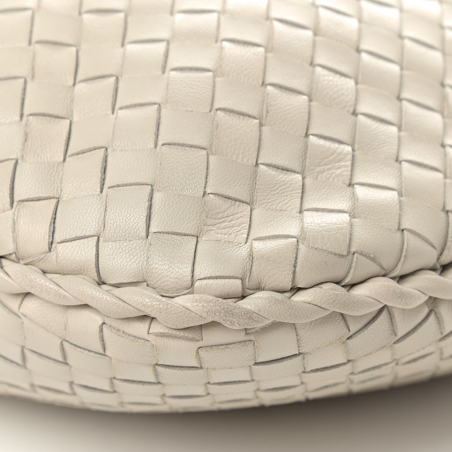 Bottega Veneta Nappa Intrecciato Medium Veneta Hobo Cream 5 of 5