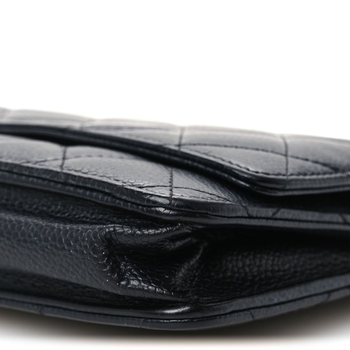 Chanel Caviar Quilted Wallet on Chain WOC Black 11 of 12