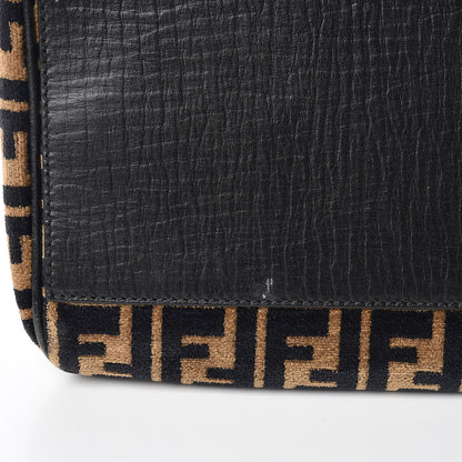 Fendi Velvet Zucca Bag De Jour Tobacco 10 of 16