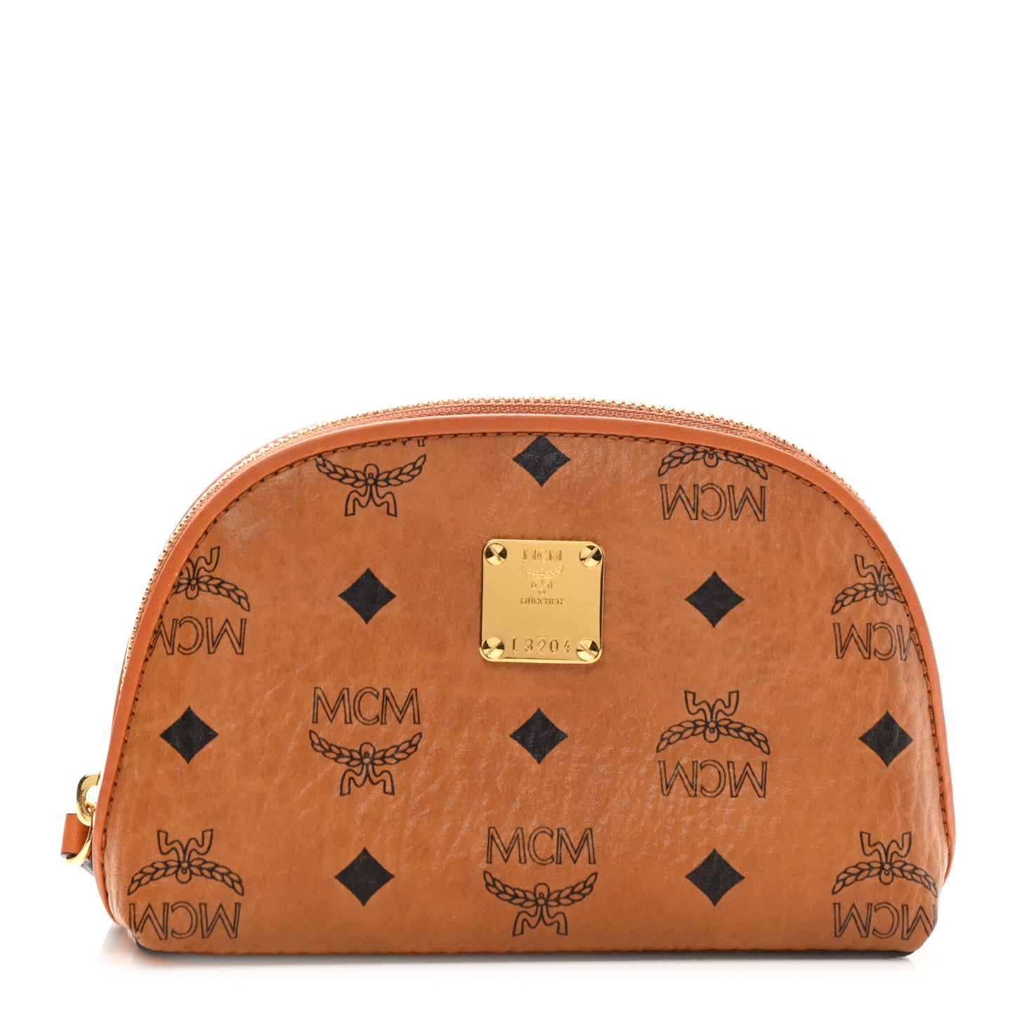 Visetos Heritage Medium Cosmetic Pouch Cognac