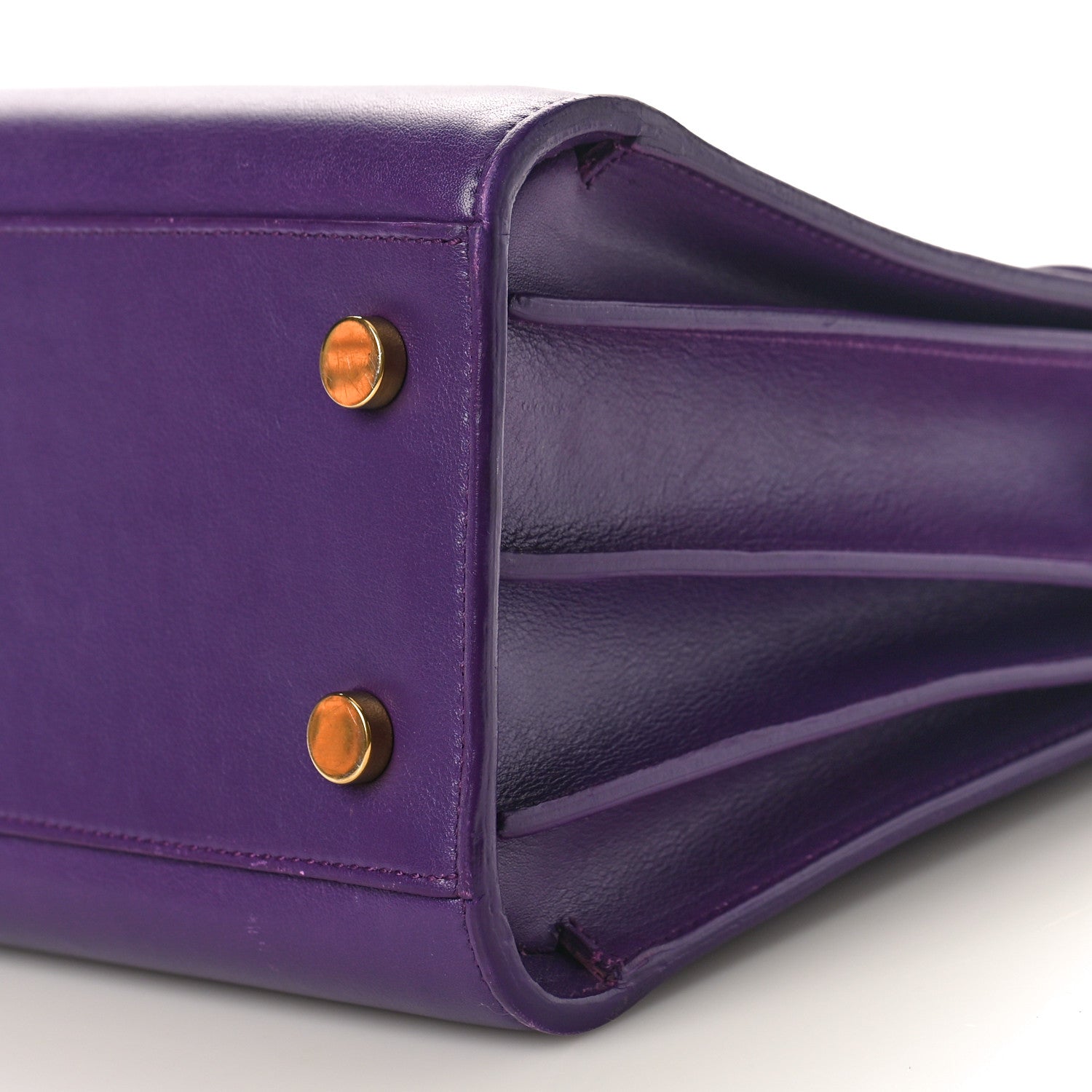 Saint Laurent Calfskin Small Sac De Jour Purple 8 of 21