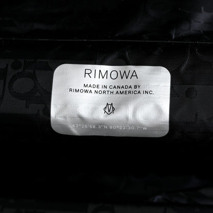 Christian Dior X RIMOWA Aluminum Zucca Print Roll Away Carry On Luggage 6 of 16