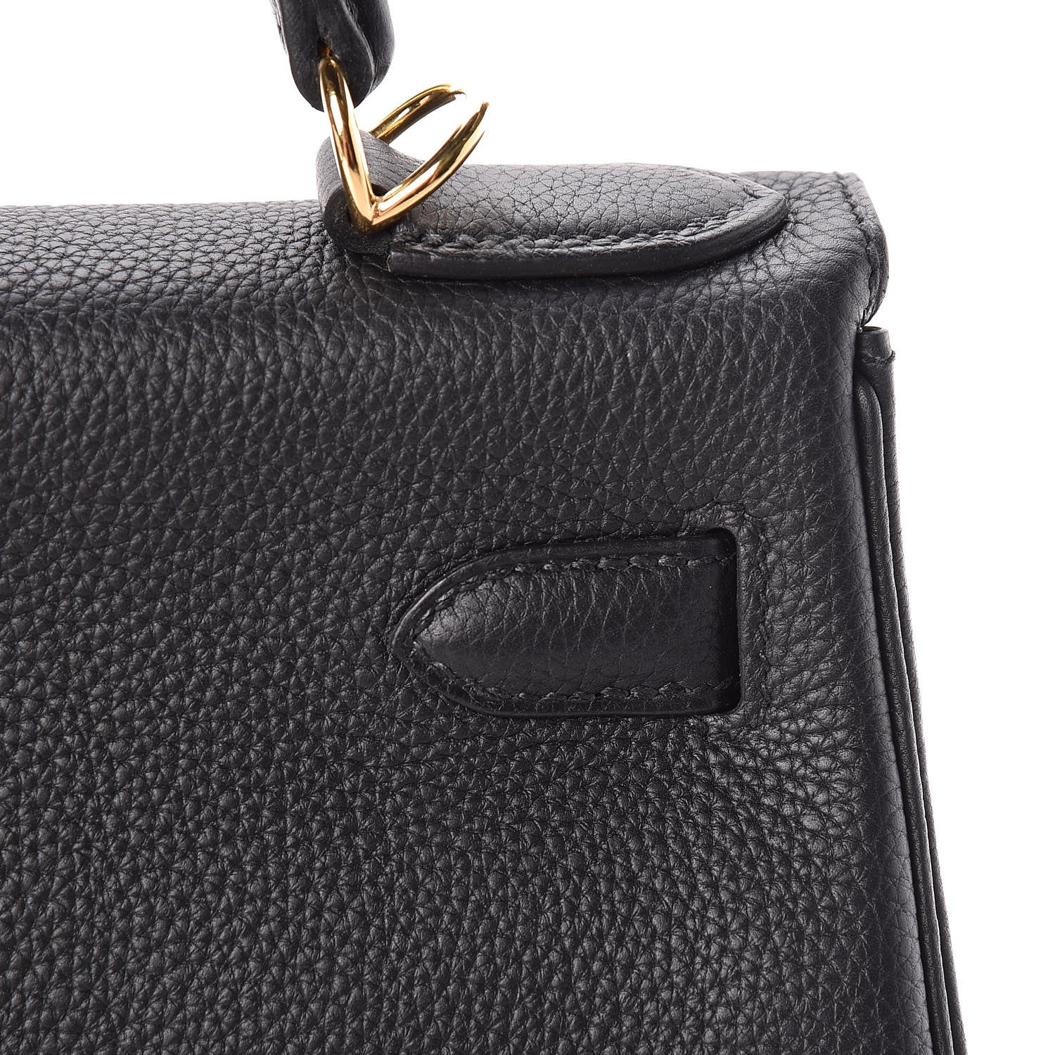 Hermes Togo Kelly Retourne 28 Black 13 of 38
