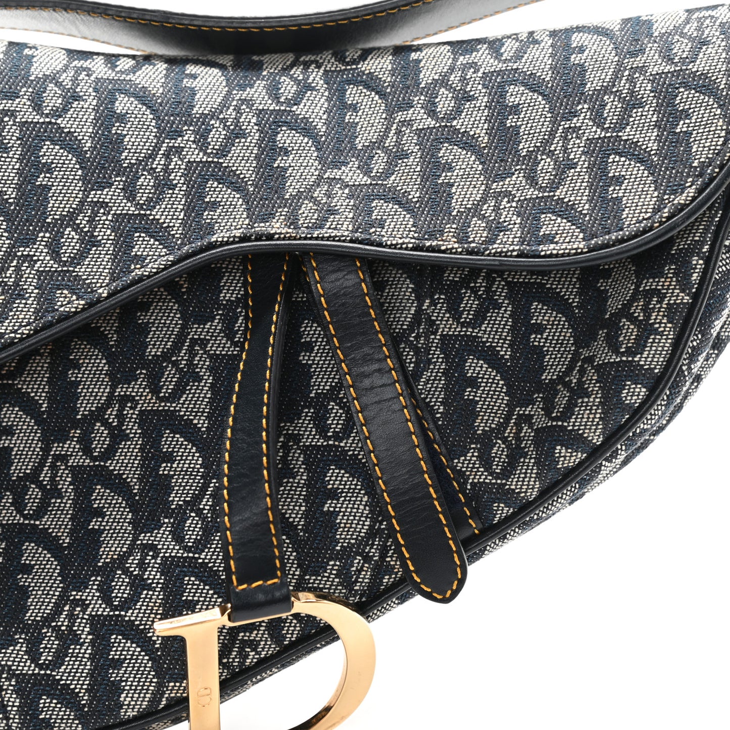 Monogram Saddle Bag Blue