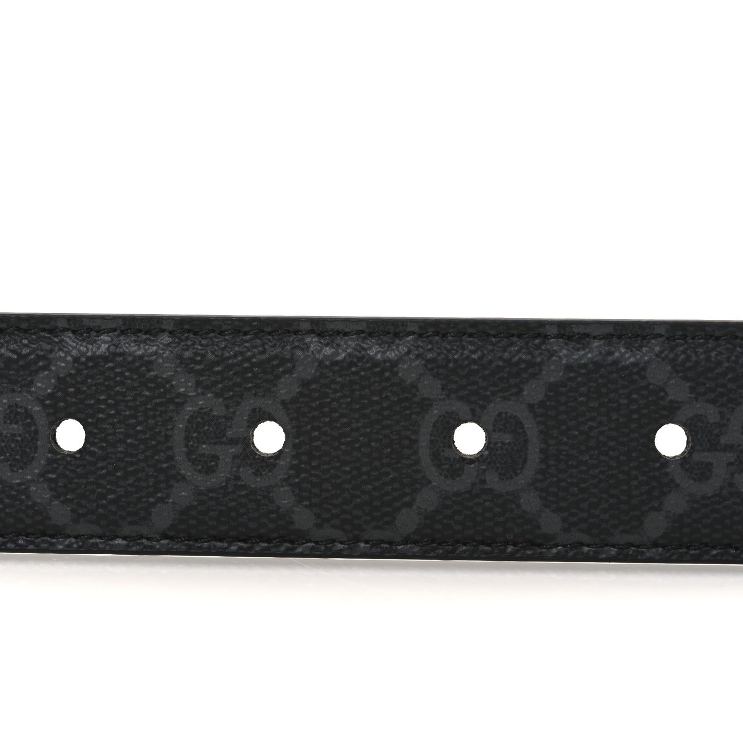 GG Supreme Monogram 30mm Belt 90 36 Black