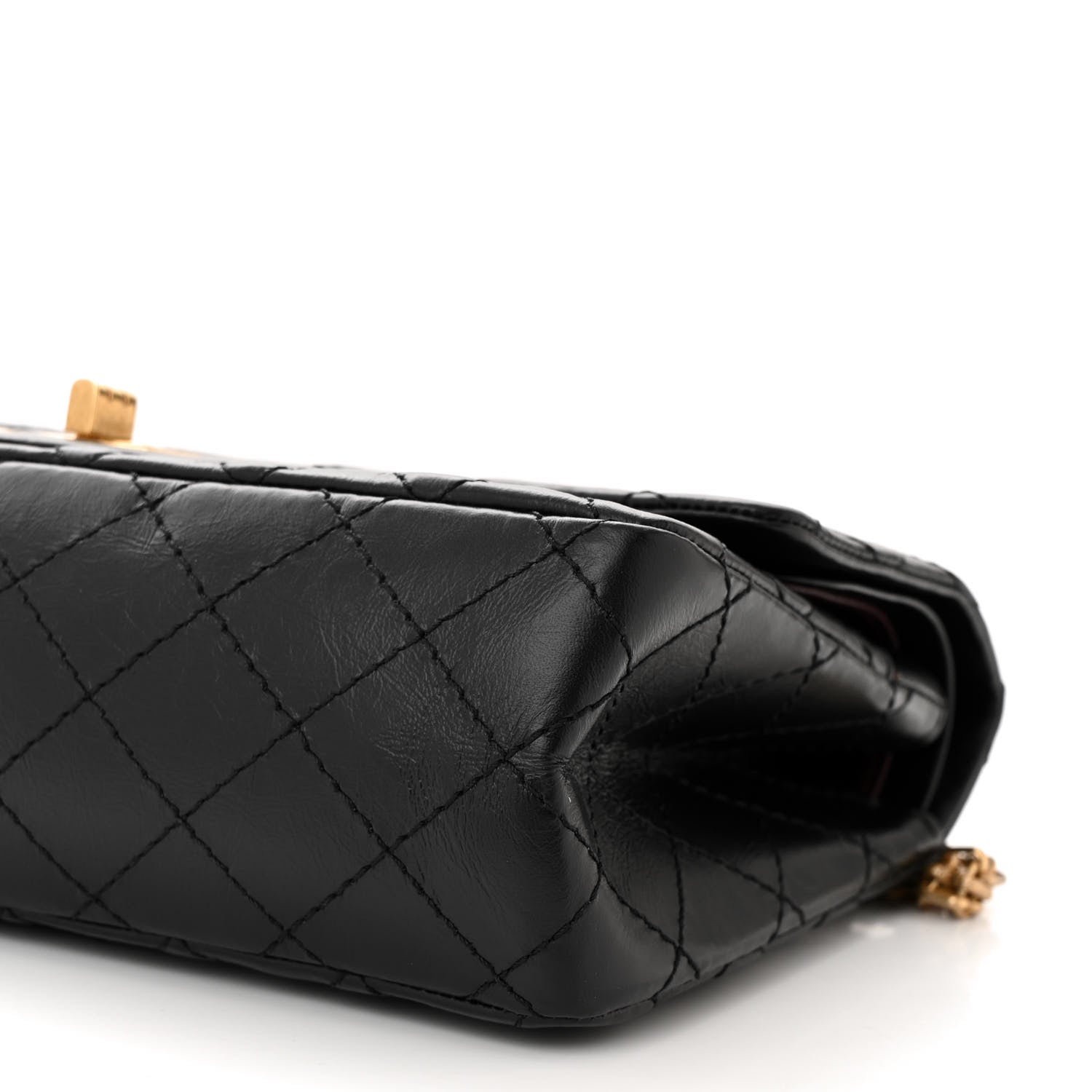 Chanel Aged Calfskin Quilted 2.55 Reissue 225 Flap Black 10 of 11